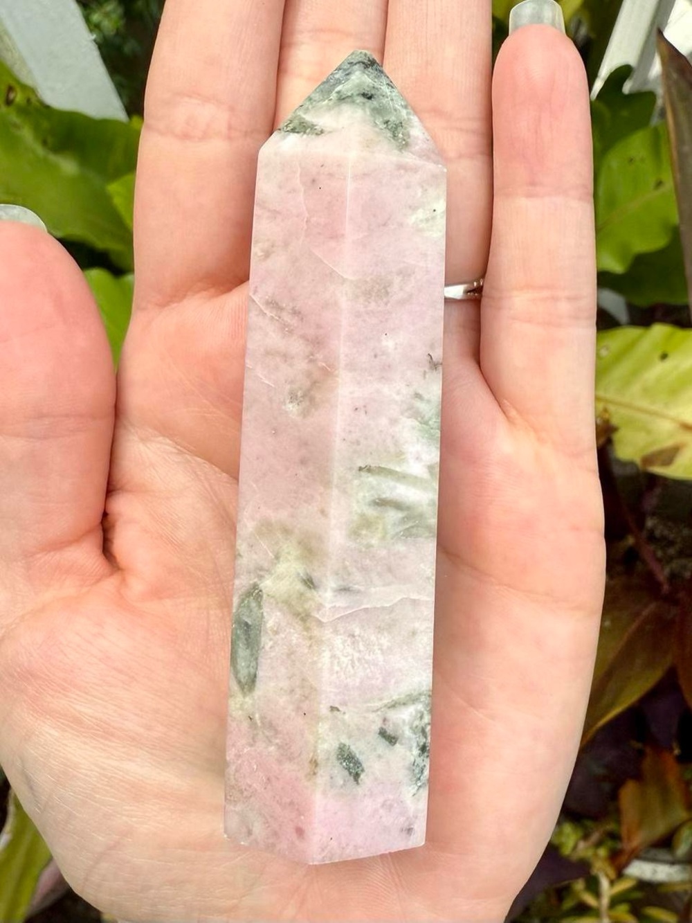 Pink Opal Crystal Point